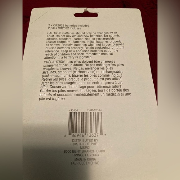 FREE W/ PURCHASE Light Up Suspenders in Pink Intact Battery Tab - Picture 3 of 4